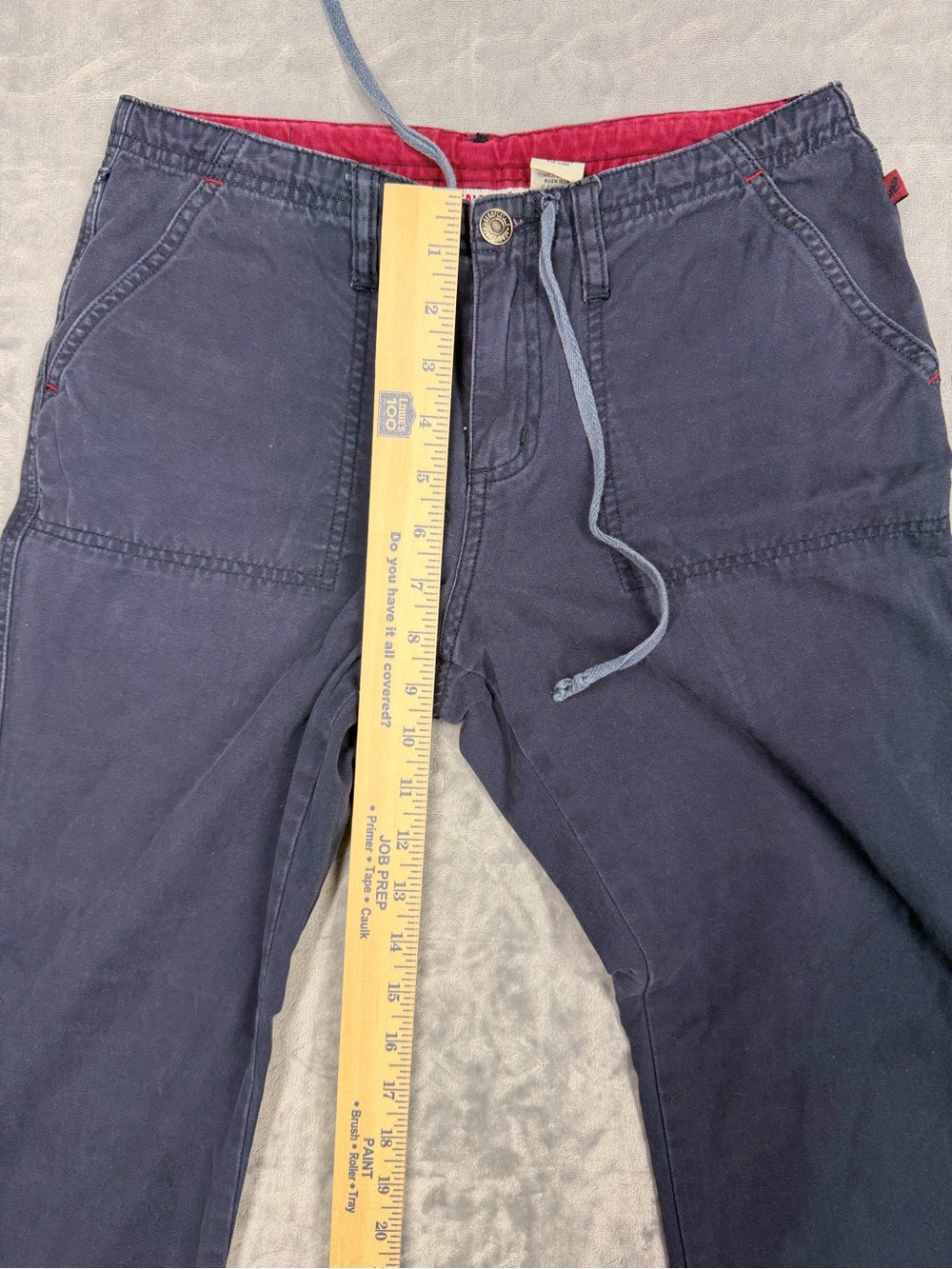 Aeropostale Y2K 100% Cotton Navy Bootcut Pants - Picture 9 of 10